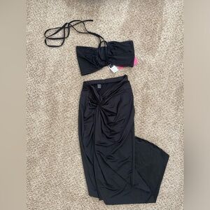 2 piece black set